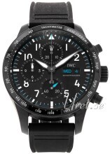 IWC Miesten kello IW388306 Pilots Musta/Kumi Ø41 mm