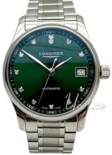 Longines Naisten kello L2.357.4.99.6 Master Collection Vihreä/Teräs