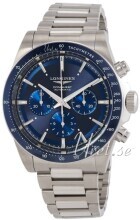 Longines Miesten kello L3.835.4.92.6 Conquest Sininen/Teräs Ø42 mm