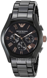 Emporio Armani Dress Musta/Keraaminen Ø42 mm AR1410