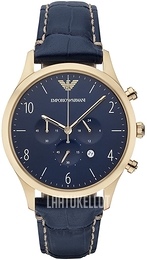 Emporio Armani Classic Sininen/Nahka Ø43 mm AR1862