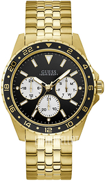 Guess Musta/Kullansävytetty teräs Ø44 mm W1107G4
