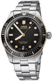 Oris Diving Musta/Teräs Ø40 mm 01 733 7707 4354-07 8 20 18
