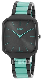 Rado True Square Thinline Le Couleurs Harmaa/Keraaminen Ø37 mm R27045162