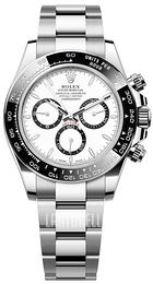 Rolex Cosmograph Daytona Valkoinen/Teräs Ø40 mm 126500LN-0001