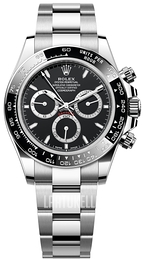 Rolex Cosmograph Daytona Musta/Teräs Ø40 mm 126500LN-0002