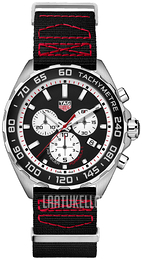 TAG Heuer Formula 1 Musta/Tekstiili Ø43 mm CAZ101E.FC8228