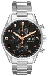 TAG Heuer Carrera Musta/Teräs Ø43 mm CV2A1AB.BA0738