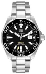 TAG Heuer Aquaracer Musta/Teräs Ø43 mm WAY201A.BA0927