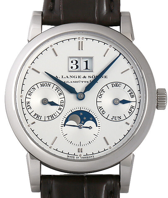 A. Lange & Söhne Miesten kello 330.026 Saxonia Hopea/Nahka