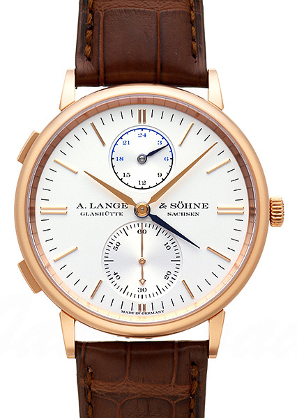 A. Lange & Söhne Miesten kello 386.032 Saxonia Hopea/Nahka