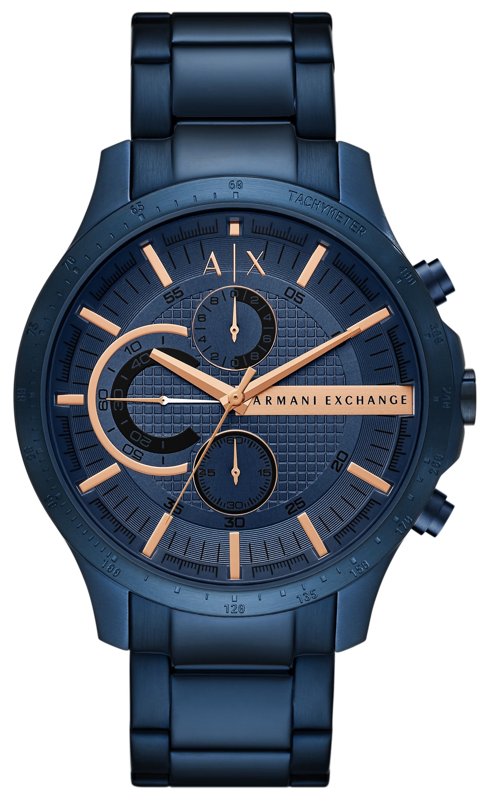 Armani Exchange Miesten kello AX2430 Hampton Sininen/Teräs Ø46 mm