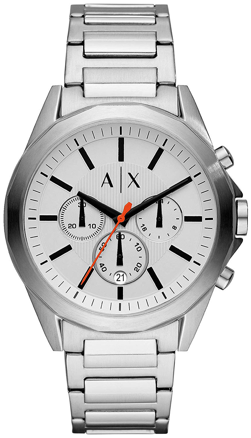 Armani Exchange 99999 Miesten kello AX2624 Valkoinen/Teräs Ø44 mm