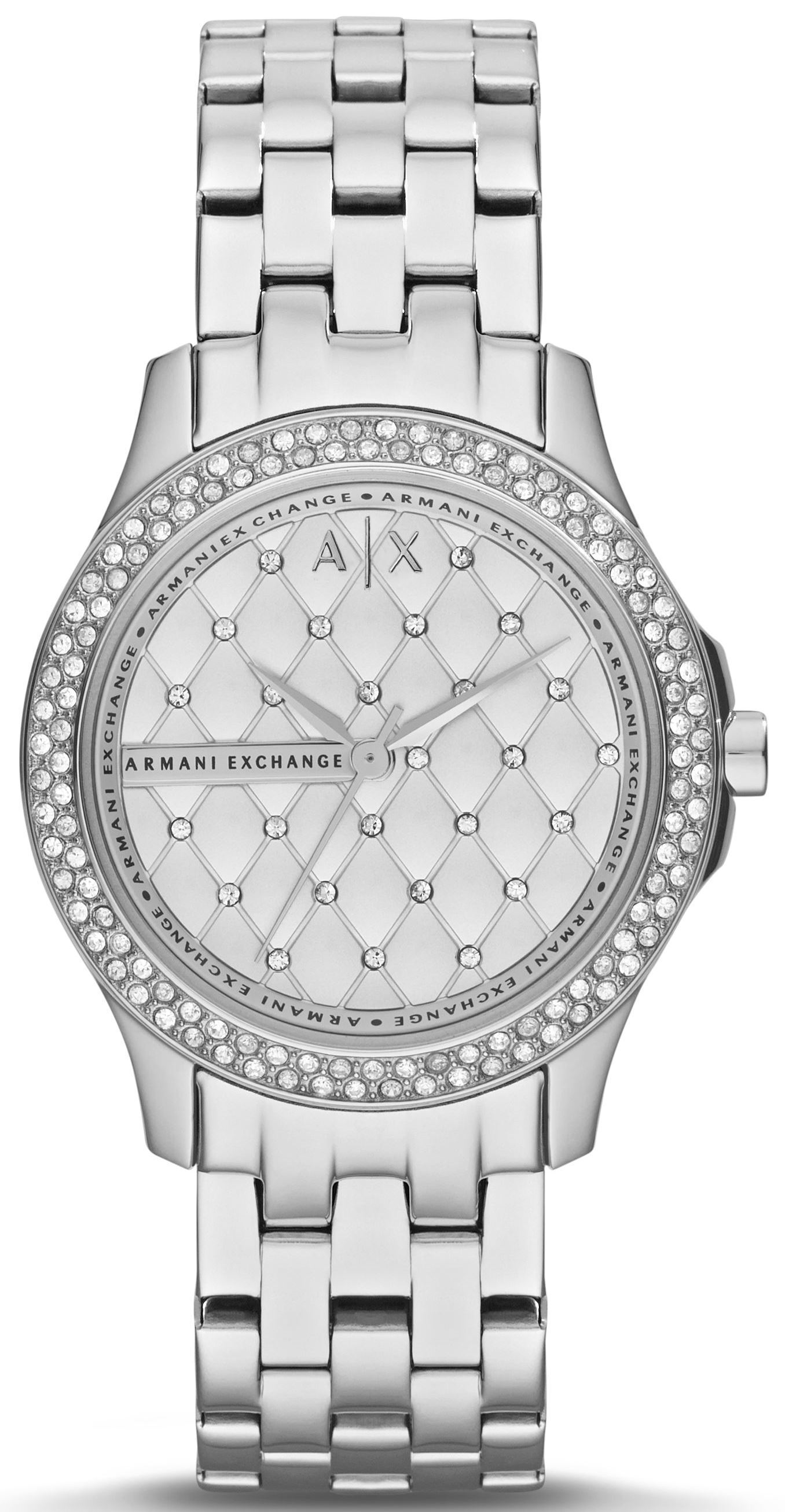 Armani Exchange Naisten kello AX5215 Lady Banks Hopea/Teräs Ø36 mm