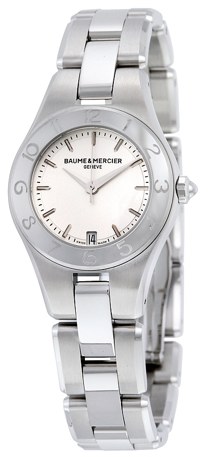 Baume & Mercier Naisten kello M0A10009 Linea Hopea/Teräs Ø27 mm