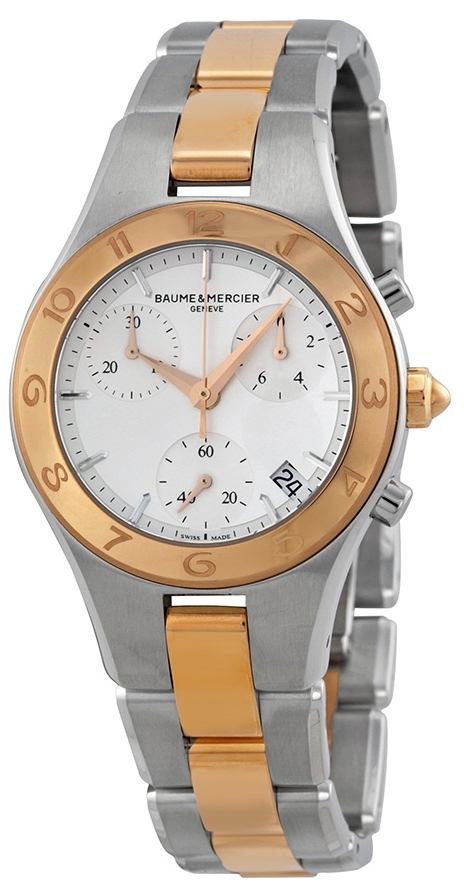 Baume & Mercier Naisten kello MOA10016 Linea Hopea/Teräs Ø32 mm