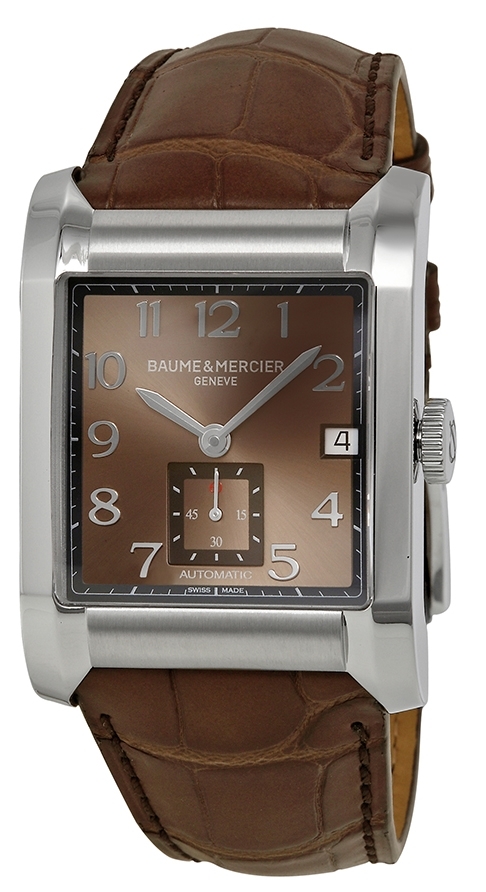 Baume & Mercier Miesten kello MOA10028 Hampton Ruskea/Nahka