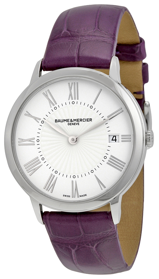 Baume & Mercier Naisten kello 10224 Classima Valkoinen/Nahka