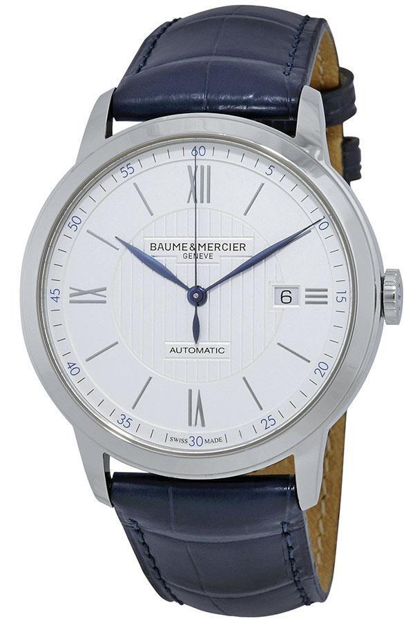 Baume & Mercier Miesten kello M0A10333 Classima Hopea/Nahka Ø42