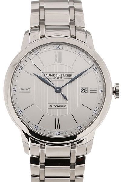 Baume & Mercier Miesten kello M0A10334 Classima Hopea/Teräs Ø42