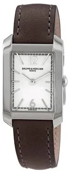 Baume & Mercier Naisten kello M0A10471 Hampton Valkoinen/Nahka