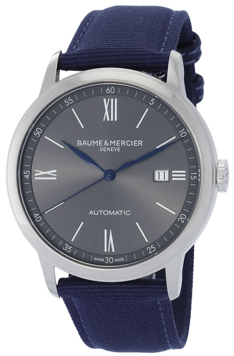 Baume & Mercier Miesten kello M0A10608 Classima Harmaa/Nahka Ø42