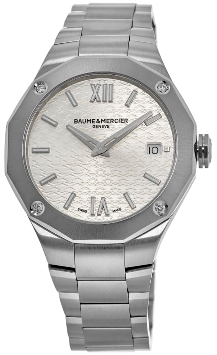 Baume & Mercier Naisten kello M0A10614 Riviera Hopea/Teräs Ø36