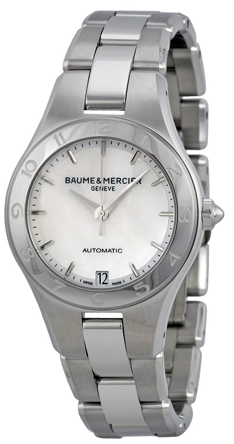 Baume & Mercier Naisten kello MOA10035 LINEA Valkoinen/Teräs