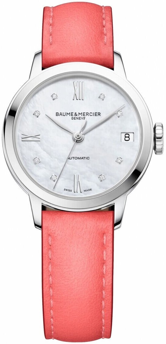 Baume & Mercier Naisten kello M0A10564 Classima Valkoinen/Nahka