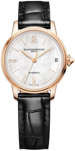 Baume & Mercier Naisten kello MOA10598 Classima Valkoinen/Nahka