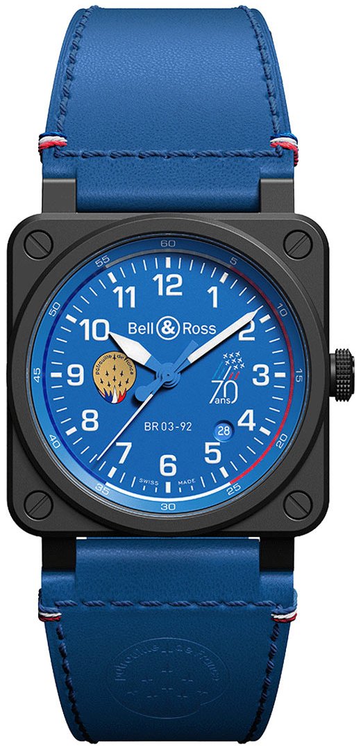 Bell & Ross Miesten kello BR0392-PAF7-CE/SCA BR 03 Patrouille De