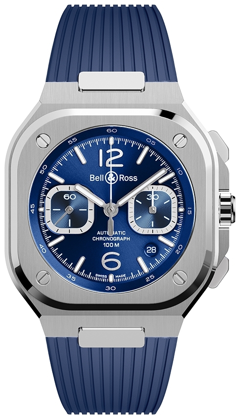 Bell & Ross Miesten kello BR05C-BLU-ST/SRB BR 05 Chrono