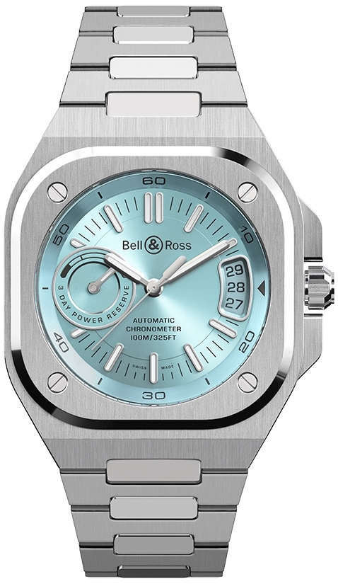 Bell & Ross Miesten kello BRX5R-IB-ST/SST BR-X5 Sininen/Teräs