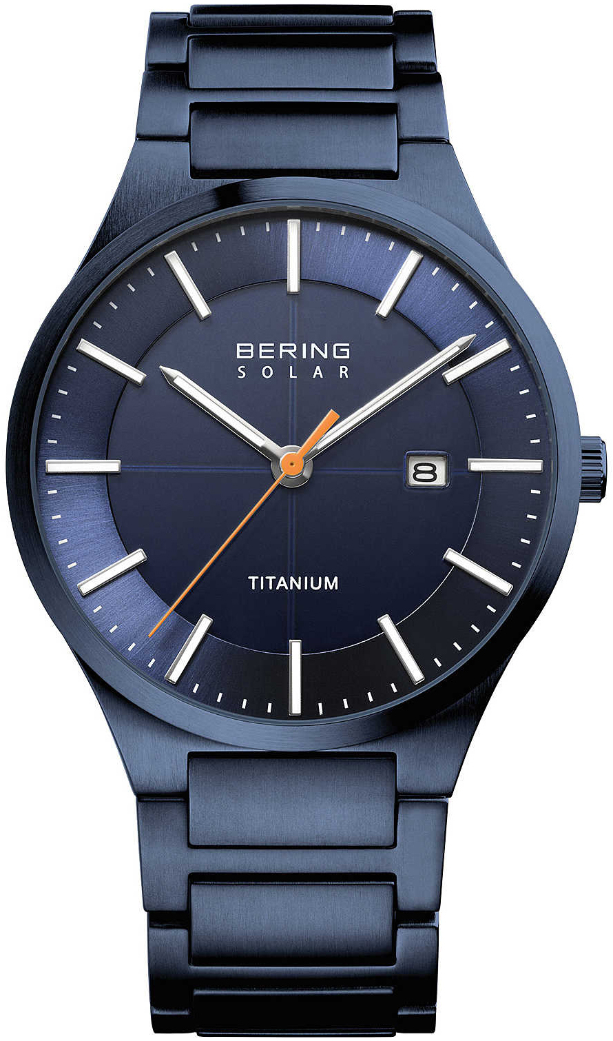 Bering Miesten kello 15239-797 Sininen/Titaani Ø39 mm