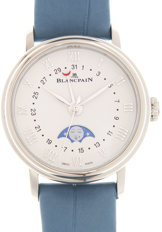 Blancpain Naisten kello 6106-1127-95A Villeret Valkoinen/Nahka Ø29.2