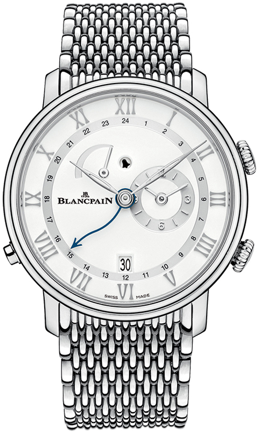 Blancpain Miesten kello 6640-1127-MMB Villeret Valkoinen/Teräs