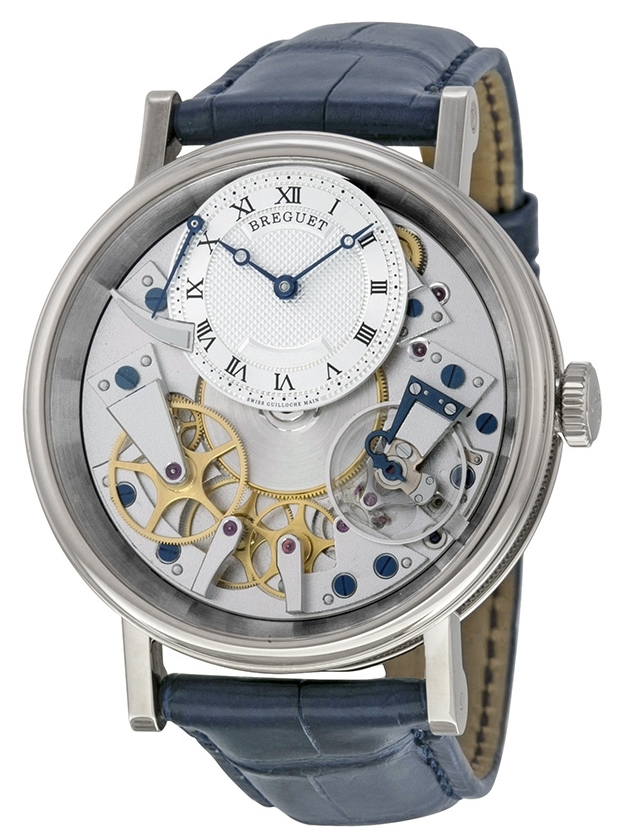 Breguet Miesten kello 7057BB-11-9W6 Tradition Luurankokello/Nahka