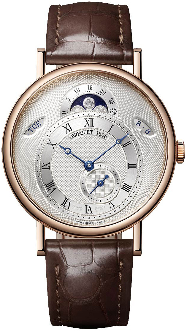 Breguet Miesten kello 7337BR-15-9VU Classique Hopea/Nahka Ø39 mm