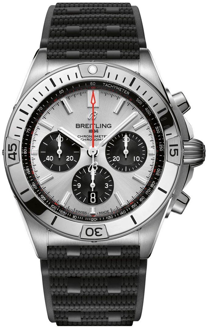 Breitling Miesten kello AB0134101G1S2 Chronomat B01 42 Hopea/Kumi