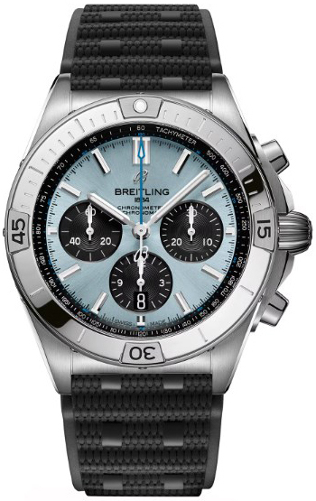 Breitling Miesten kello PB0134101C1S2 Chronomat B01 42 Turkoosi/Kumi