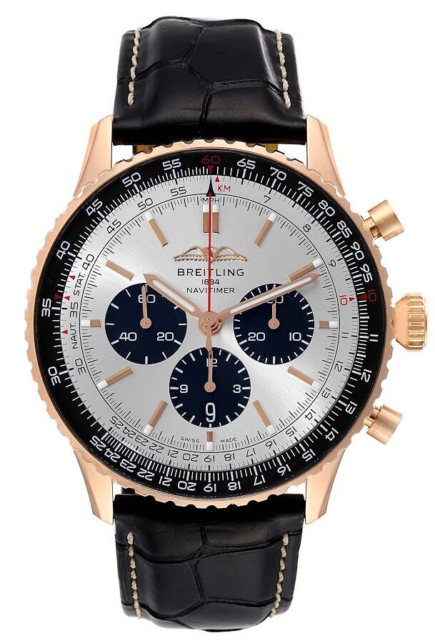 Breitling Miesten kello RB0137241G1P1 Navitimer B01 Chronograph 46