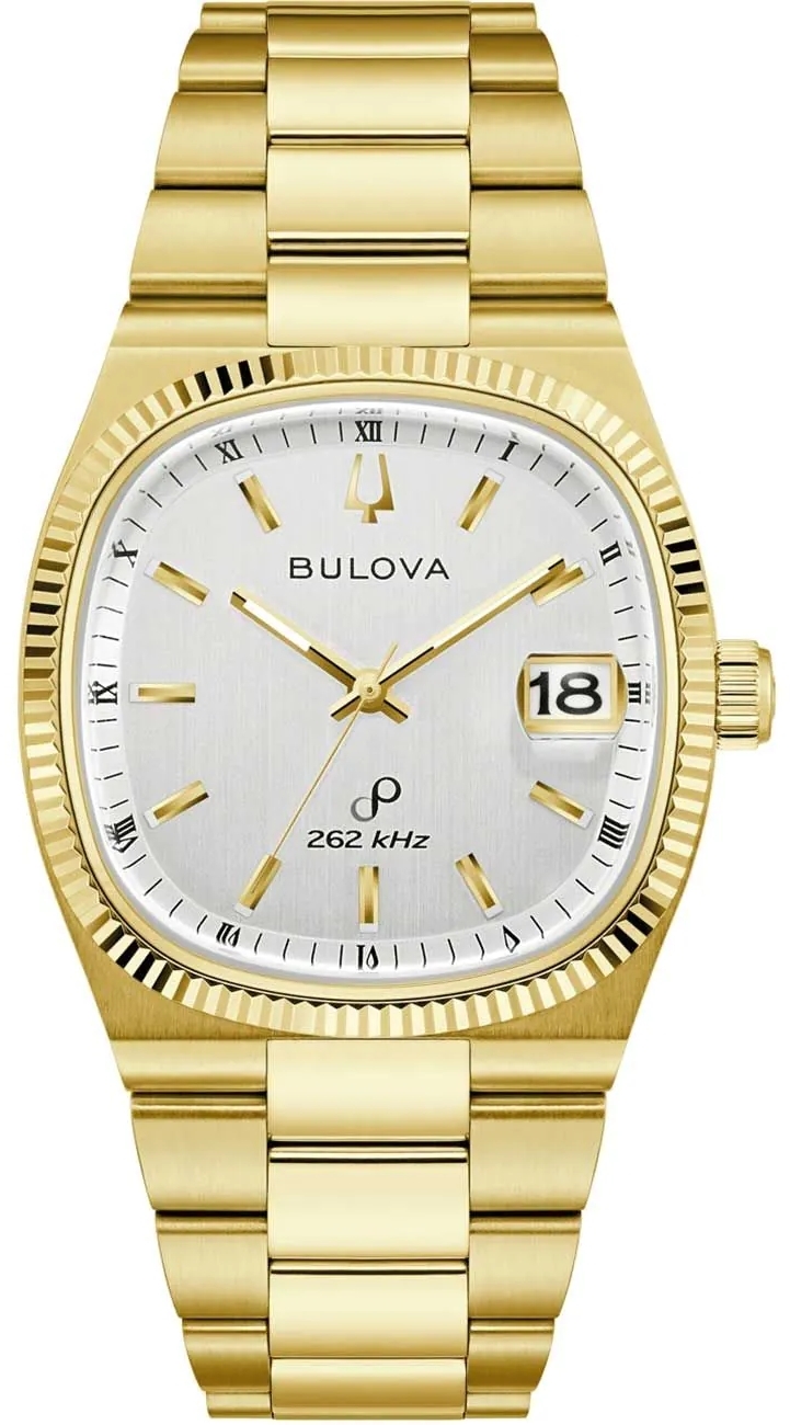 Bulova Miesten kello 97B223 Super Seville Hopea/Kullanvärinen teräs
