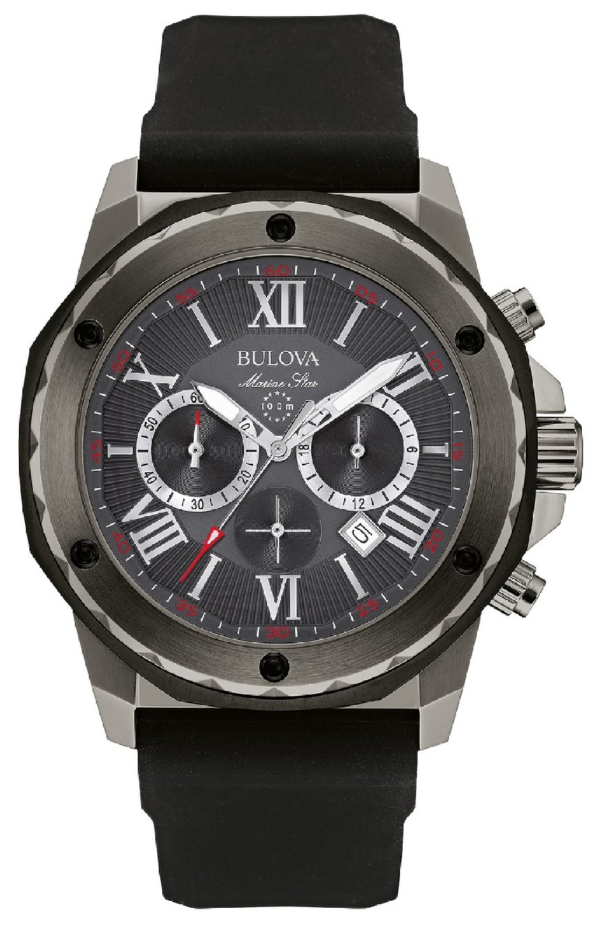 Bulova Marine Star Miesten kello 98B259 Harmaa/Kumi Ø44 mm