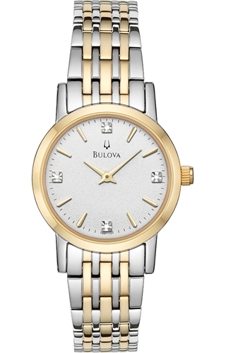 Bulova Naisten kello 98P115 Diamond Hopea/Kullansävytetty teräs