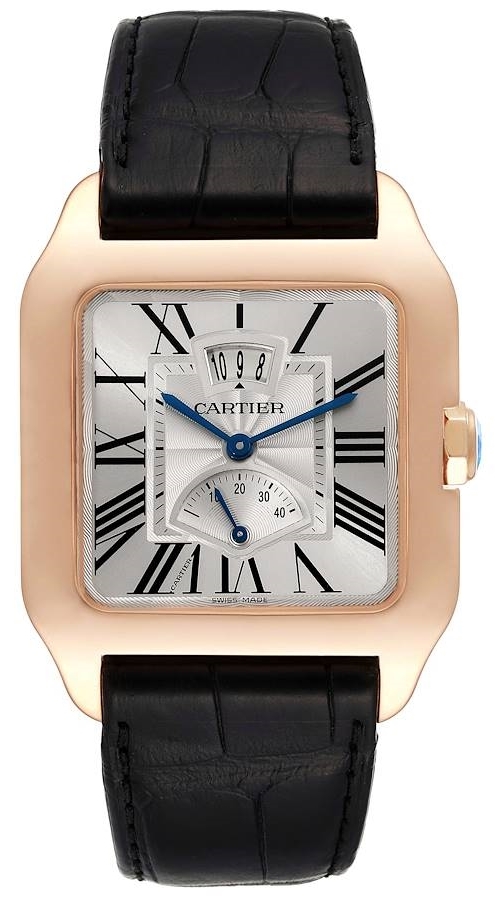 Cartier Santos Dumont Miesten kello W2020067 Hopea/Nahka