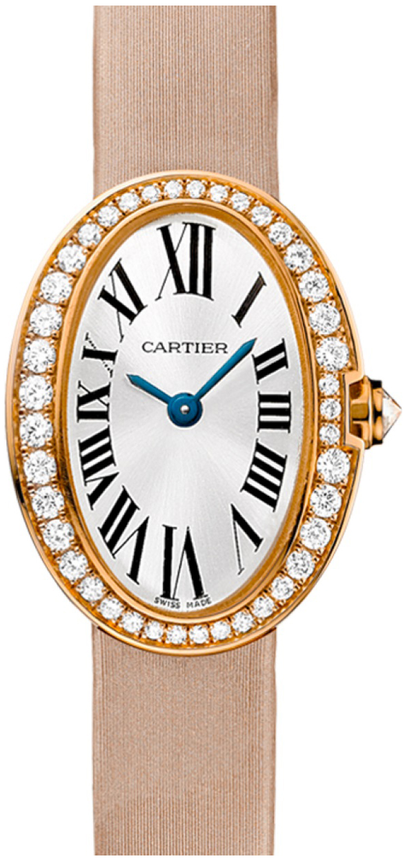 Cartier Naisten kello WB520028 Baignoire Hopea/Satiini Ø25.3 mm