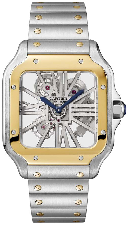 Cartier Santos De Cartier Miesten kello WHSA0012 Luurankokello/Teräs