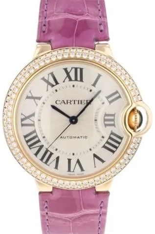 Cartier Naisten kello WJBB0050 Ballon Bleu De Hopea/Nahka Ø36 mm