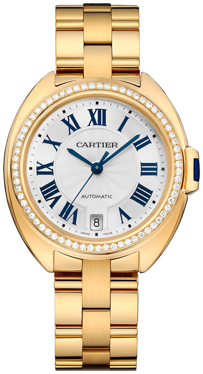 Cartier Cle De Cartier Naisten kello WJCL0023 Hopea/18K keltakultaa