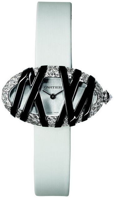 Cartier Libre Naisten kello WJLI0008 Hopea/Satiini